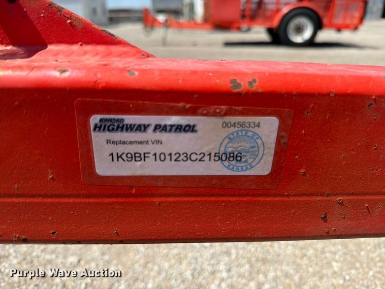 image for item EV6164 2003 King utility trailer