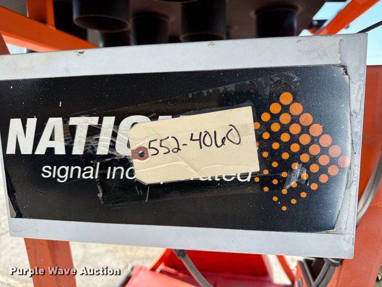 image for item EV6179 2010 National signal arrow board trailer