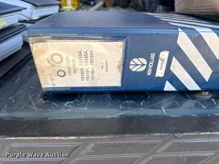 image for item EV6183 New holland TS100A repair manual