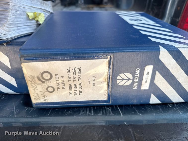image for item EV6183 New holland TS100A repair manual