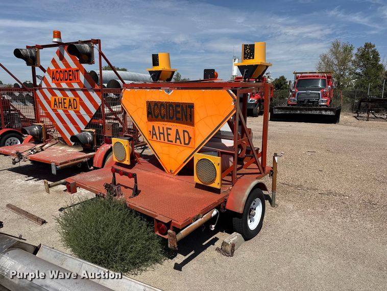 image for item EW4295 (2) Lucas traffic signal trailers