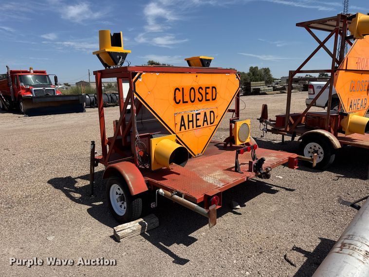 image for item EW4295 (2) Lucas traffic signal trailers