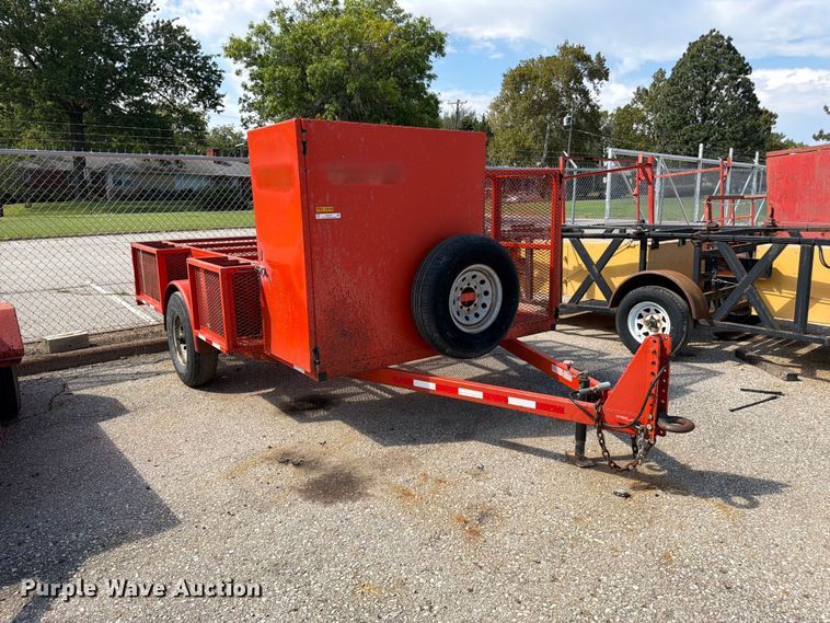 image for item EW5076 2016 Eagle Trailer Co. utility trailer
