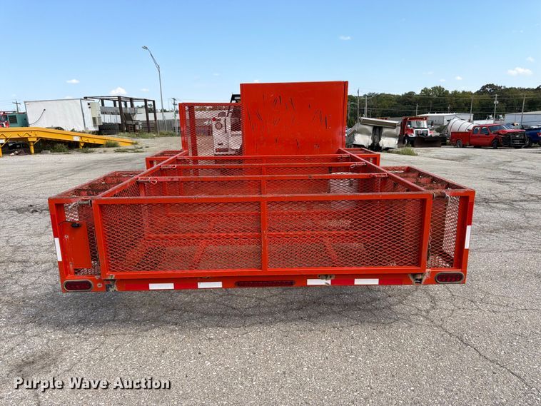 image for item EW5076 2016 Eagle Trailer Co. utility trailer