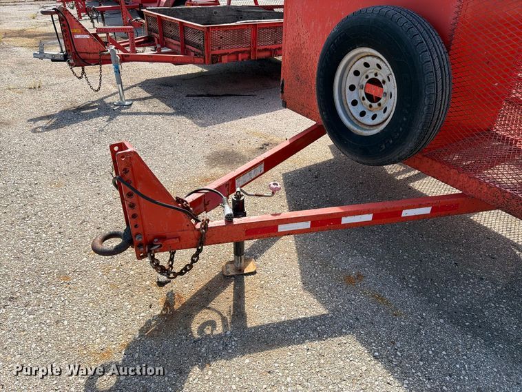 image for item EW5076 2016 Eagle Trailer Co. utility trailer