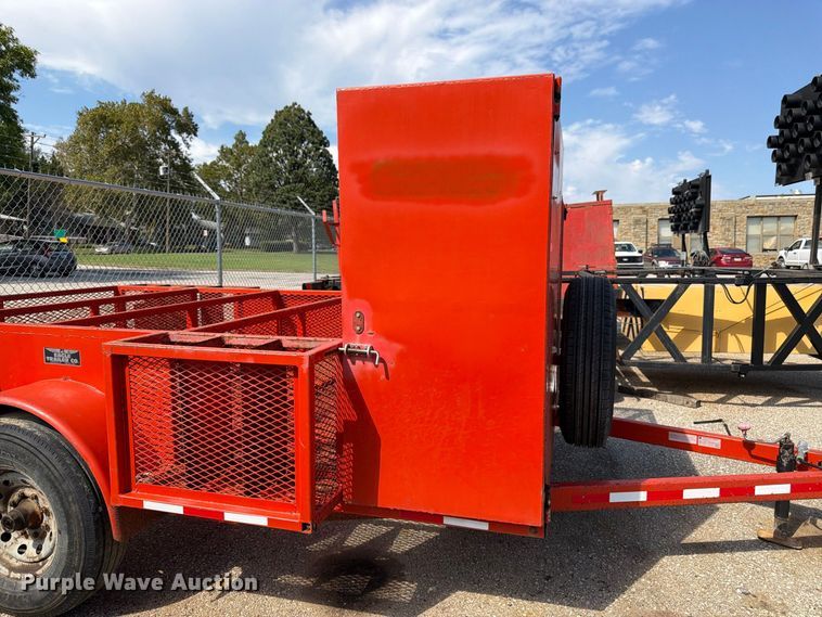 image for item EW5076 2016 Eagle Trailer Co. utility trailer