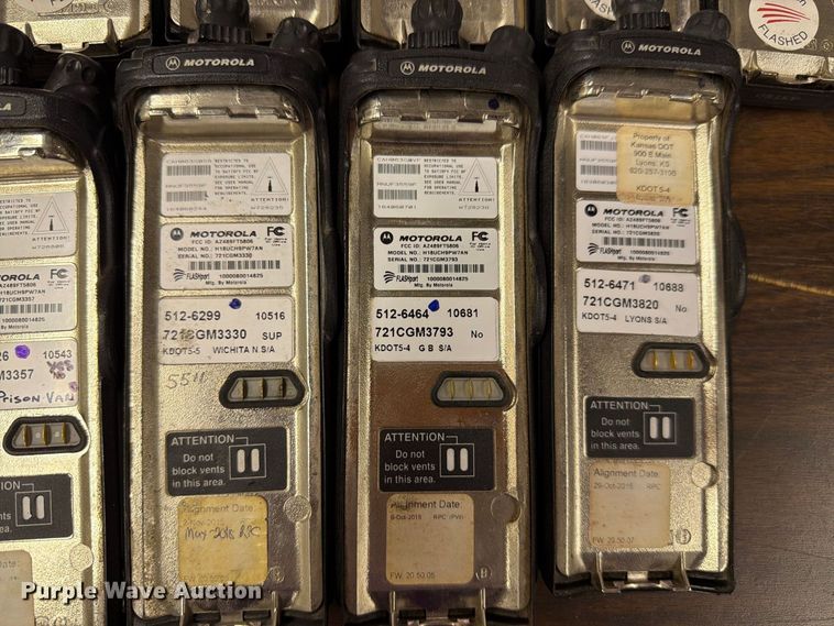image for item FC4750 (322) Motorola radios