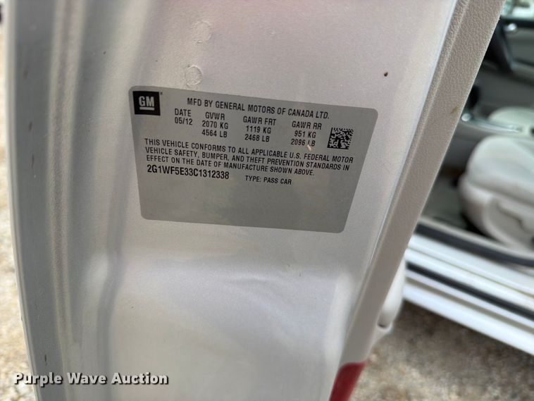 image for item FH6319 2012 Chevrolet Impala 
