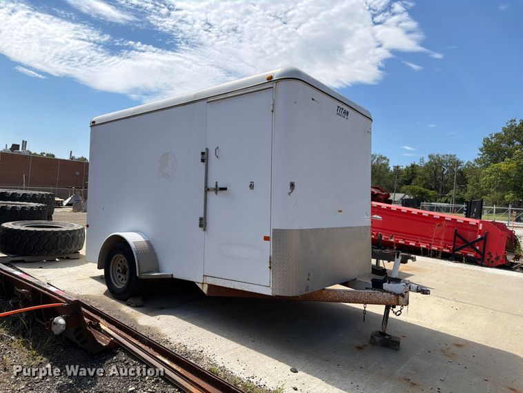 image for item FH6336 2009 Titan enclosed trailer enclosed cargo trailer