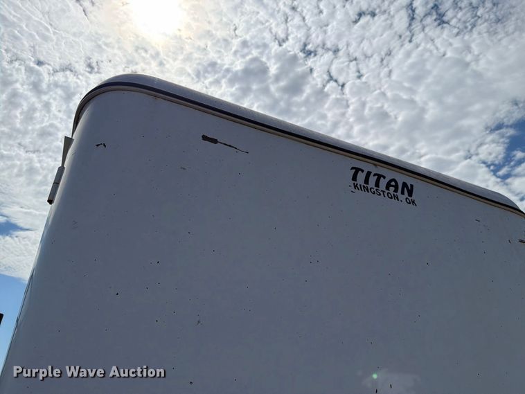 image for item FH6336 2009 Titan enclosed trailer enclosed cargo trailer