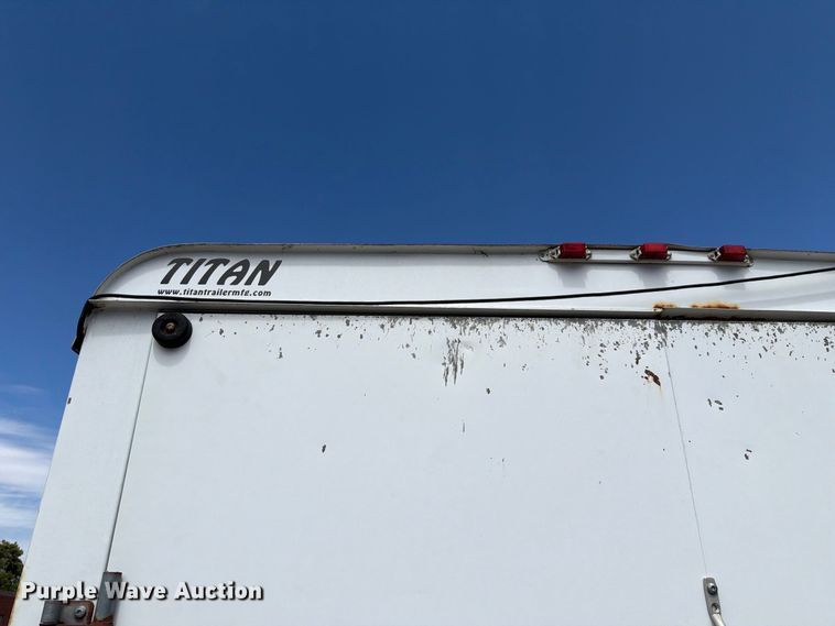 image for item FH6336 2009 Titan enclosed trailer enclosed cargo trailer