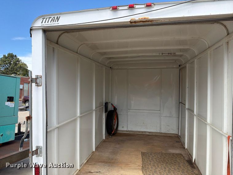image for item FH6336 2009 Titan enclosed trailer enclosed cargo trailer