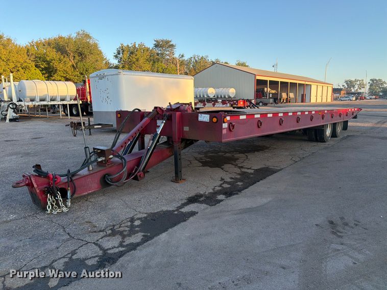2004 Landoll tilt deck equipment trailer