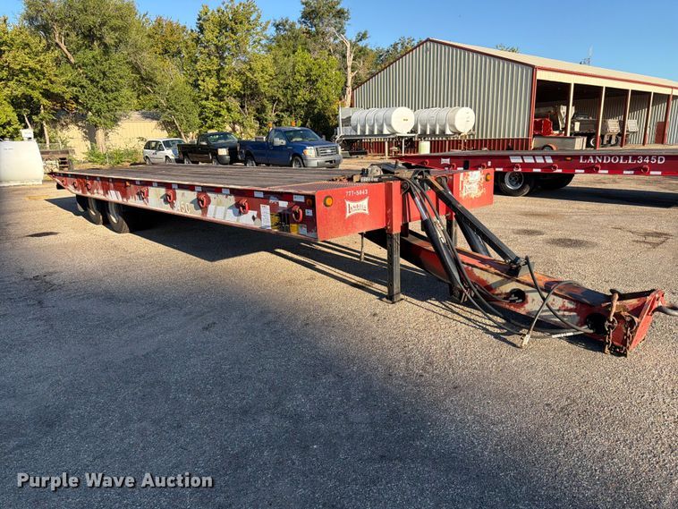 image for item FK3707 2004 Landoll Corporation 345C tilt deck equipment trailer