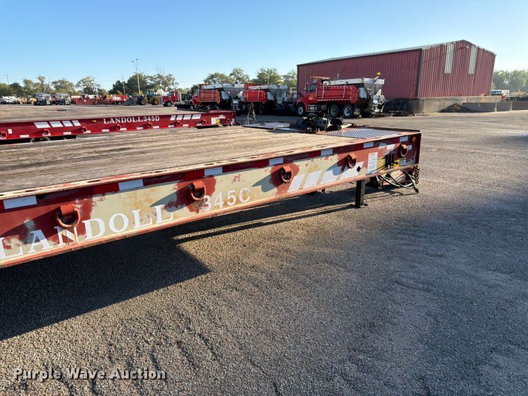 image for item FK3707 2004 Landoll Corporation 345C tilt deck equipment trailer