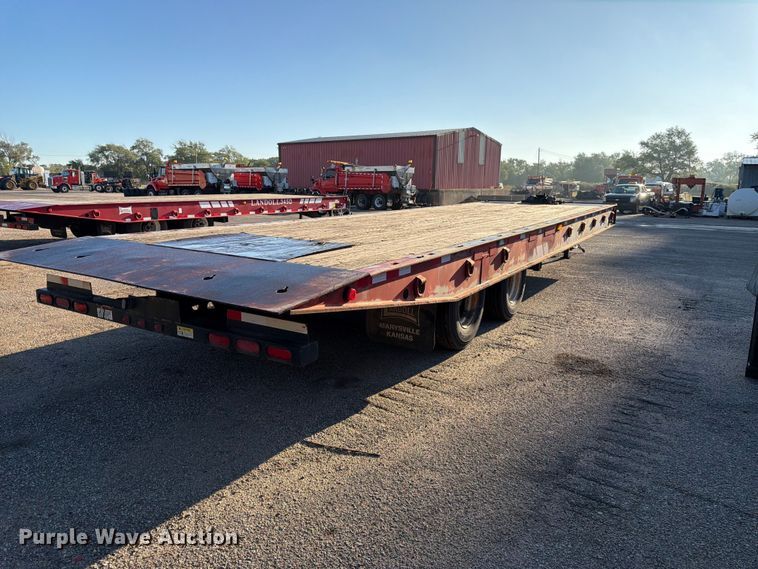 image for item FK3707 2004 Landoll Corporation 345C tilt deck equipment trailer