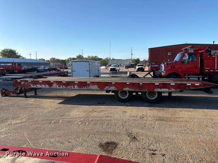 image for item FK3707 2004 Landoll Corporation 345C tilt deck equipment trailer