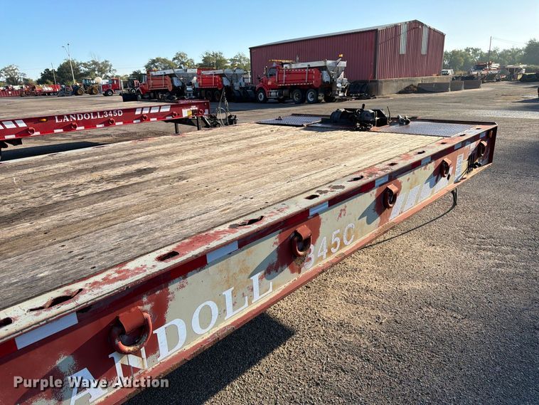 image for item FK3707 2004 Landoll Corporation 345C tilt deck equipment trailer