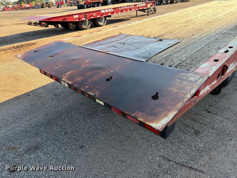 image for item FK3707 2004 Landoll Corporation 345C tilt deck equipment trailer