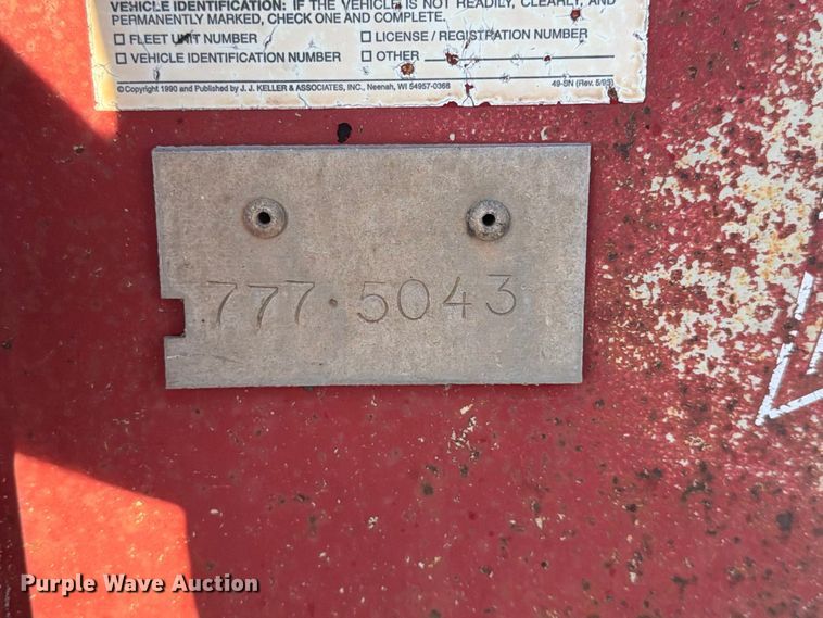 image for item FK3707 2004 Landoll Corporation 345C tilt deck equipment trailer