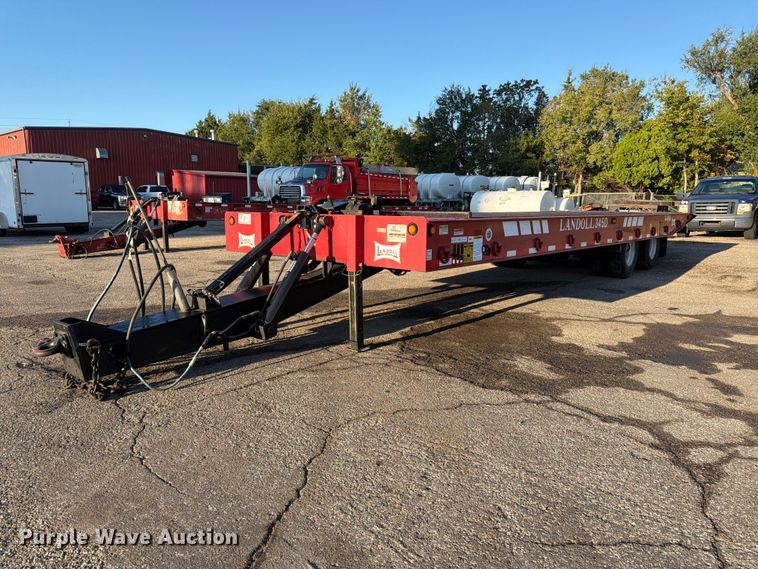 image for item FK3708 2008 Landoll Corporation 345D tilt deck equipment trailer
