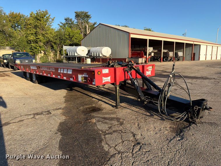 image for item FK3708 2008 Landoll Corporation 345D tilt deck equipment trailer
