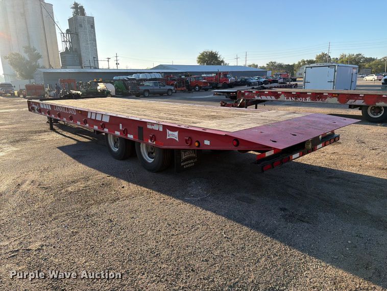 image for item FK3708 2008 Landoll Corporation 345D tilt deck equipment trailer