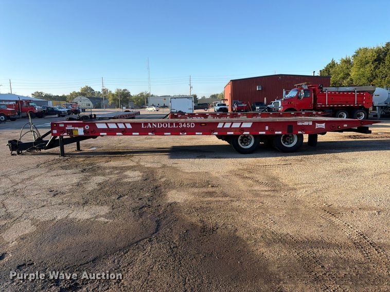 image for item FK3708 2008 Landoll Corporation 345D tilt deck equipment trailer