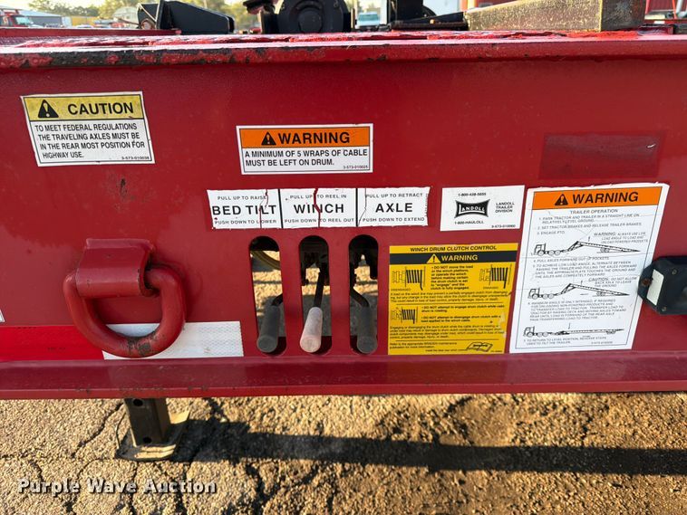 image for item FK3708 2008 Landoll Corporation 345D tilt deck equipment trailer
