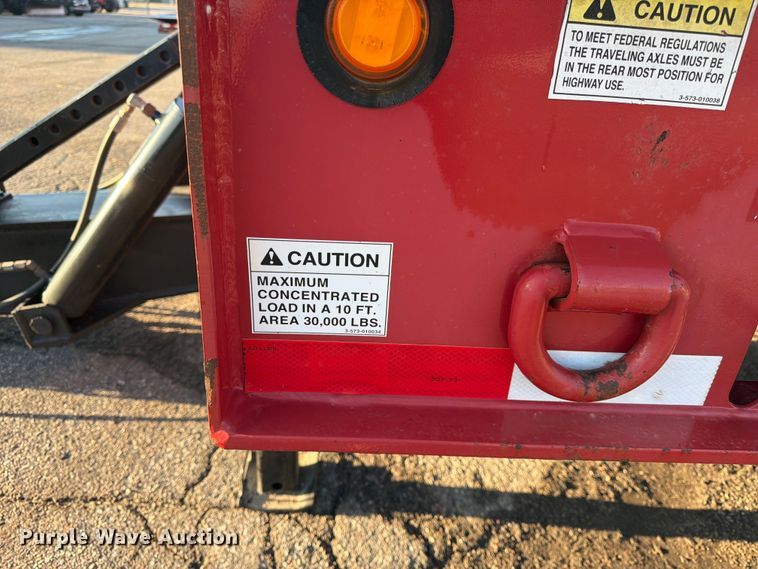 image for item FK3708 2008 Landoll Corporation 345D tilt deck equipment trailer