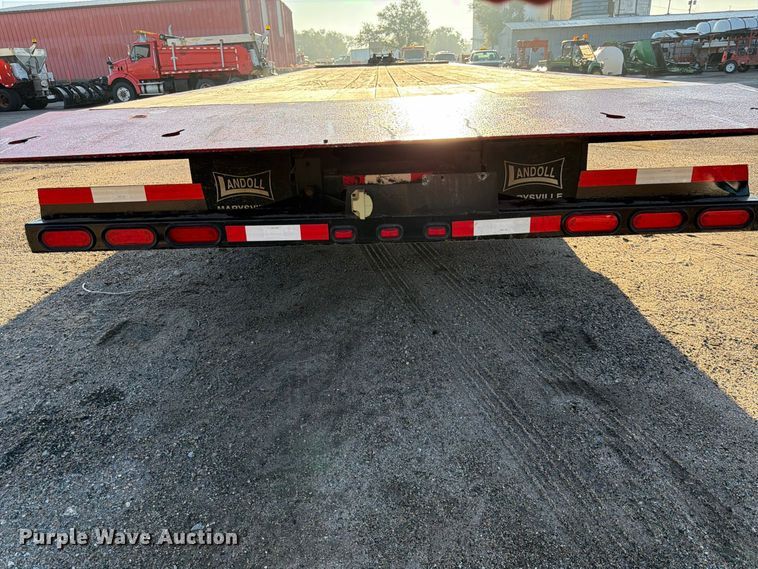 image for item FK3708 2008 Landoll Corporation 345D tilt deck equipment trailer