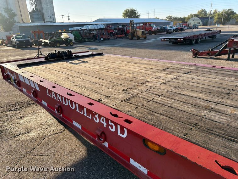 image for item FK3708 2008 Landoll Corporation 345D tilt deck equipment trailer