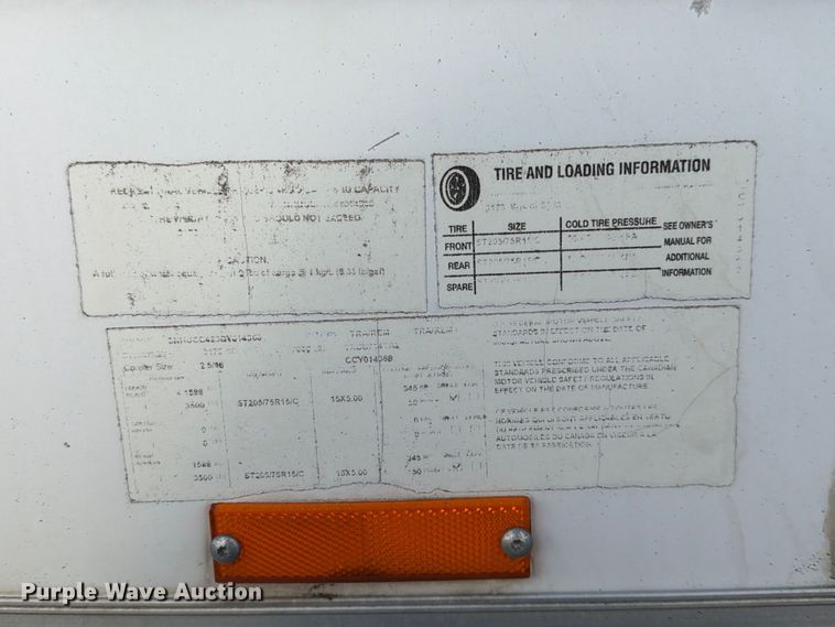 image for item FK3709 2011 Forest River Continental Cargo enclosed cargo trailer