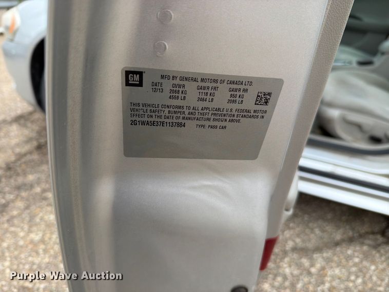 image for item FN1515 2014 Chevrolet Impala Limited 