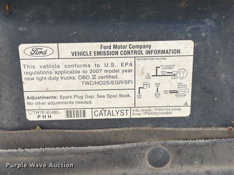 image for item FN1516 2007 Ford F150 Ext. Cab pickup truck