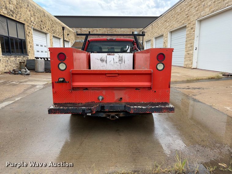 image for item FN1517 2011 Ford F250 Super Duty Crew Cab utility bed pickup truck