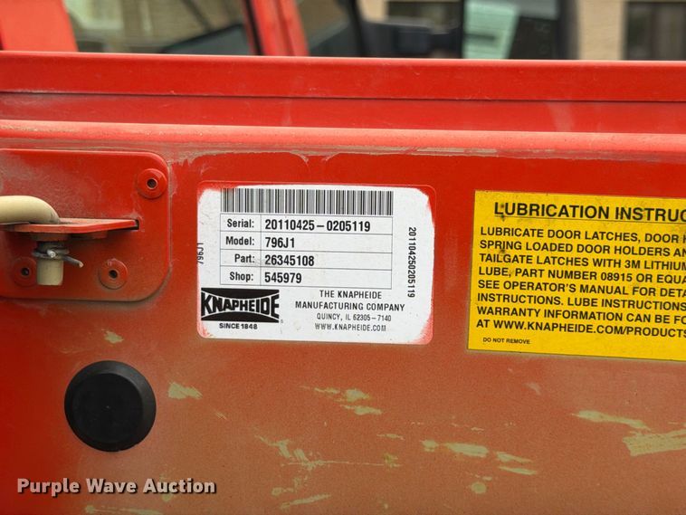 image for item FN1517 2011 Ford F250 Super Duty Crew Cab utility bed pickup truck