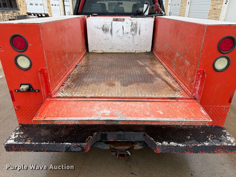 image for item FN1517 2011 Ford F250 Super Duty Crew Cab utility bed pickup truck
