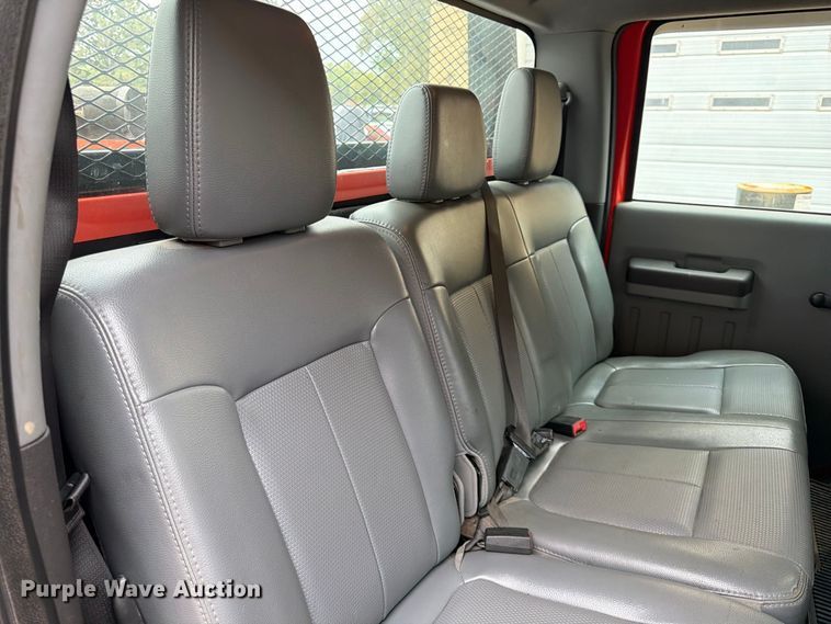 image for item FN1517 2011 Ford F250 Super Duty Crew Cab utility bed pickup truck