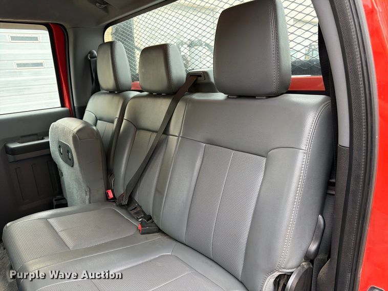 image for item FN1517 2011 Ford F250 Super Duty Crew Cab utility bed pickup truck