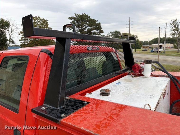 image for item FN1520 2011 Ford F250 Super Duty Crew Cab utility bed pickup truck