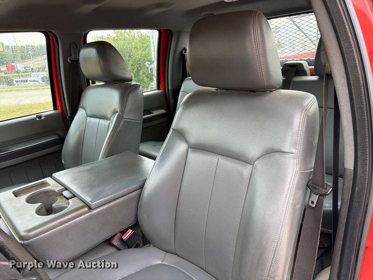 image for item FN1520 2011 Ford F250 Super Duty Crew Cab utility bed pickup truck
