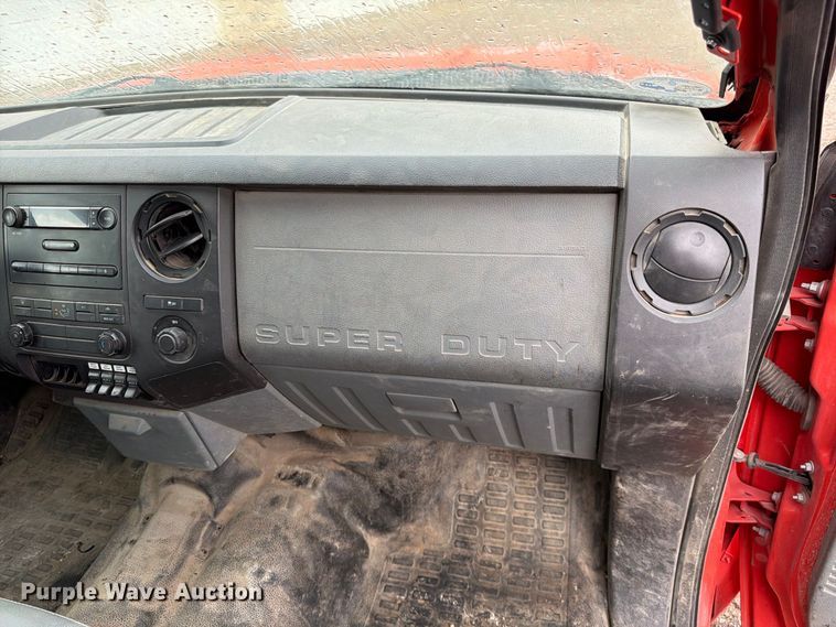 image for item FN1520 2011 Ford F250 Super Duty Crew Cab utility bed pickup truck