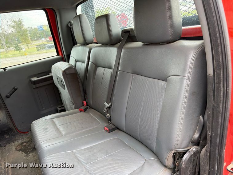 image for item FN1520 2011 Ford F250 Super Duty Crew Cab utility bed pickup truck