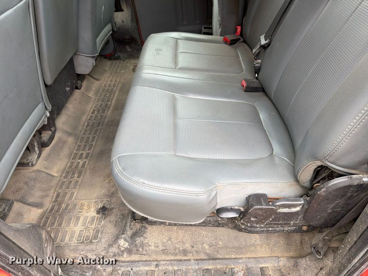 image for item FN1520 2011 Ford F250 Super Duty Crew Cab utility bed pickup truck