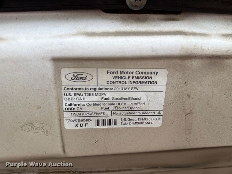 image for item FN1524 2013 Ford Econoline E350 van