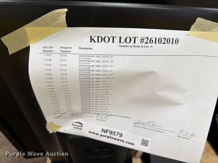 image for item NF9579 (19) monitors