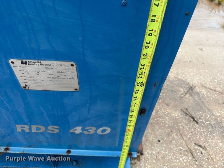 image for item DT3010 MagneTek RDS 430 generator