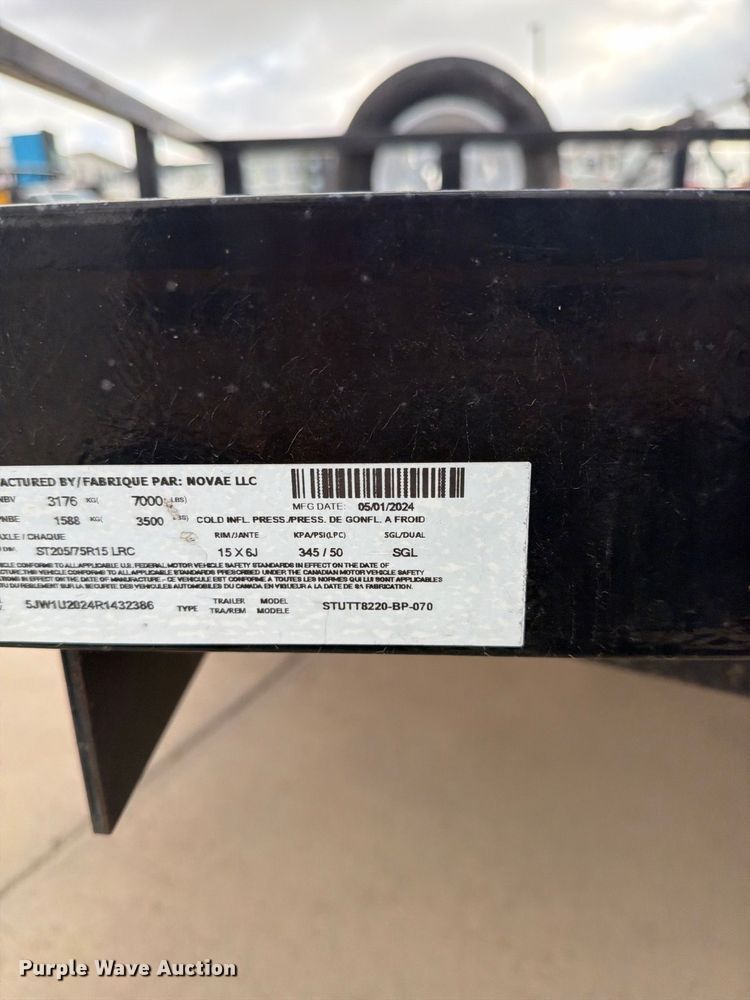image for item DU3133 2024 Novae by Sure-trac Utility Trailer utility trailer