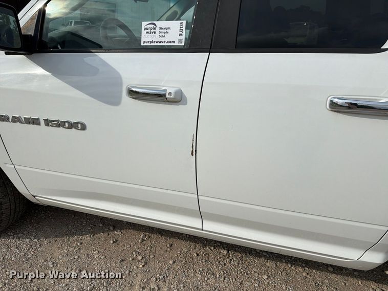 image for item DU3135 2011 Dodge Ram Ext. Cab pickup truck